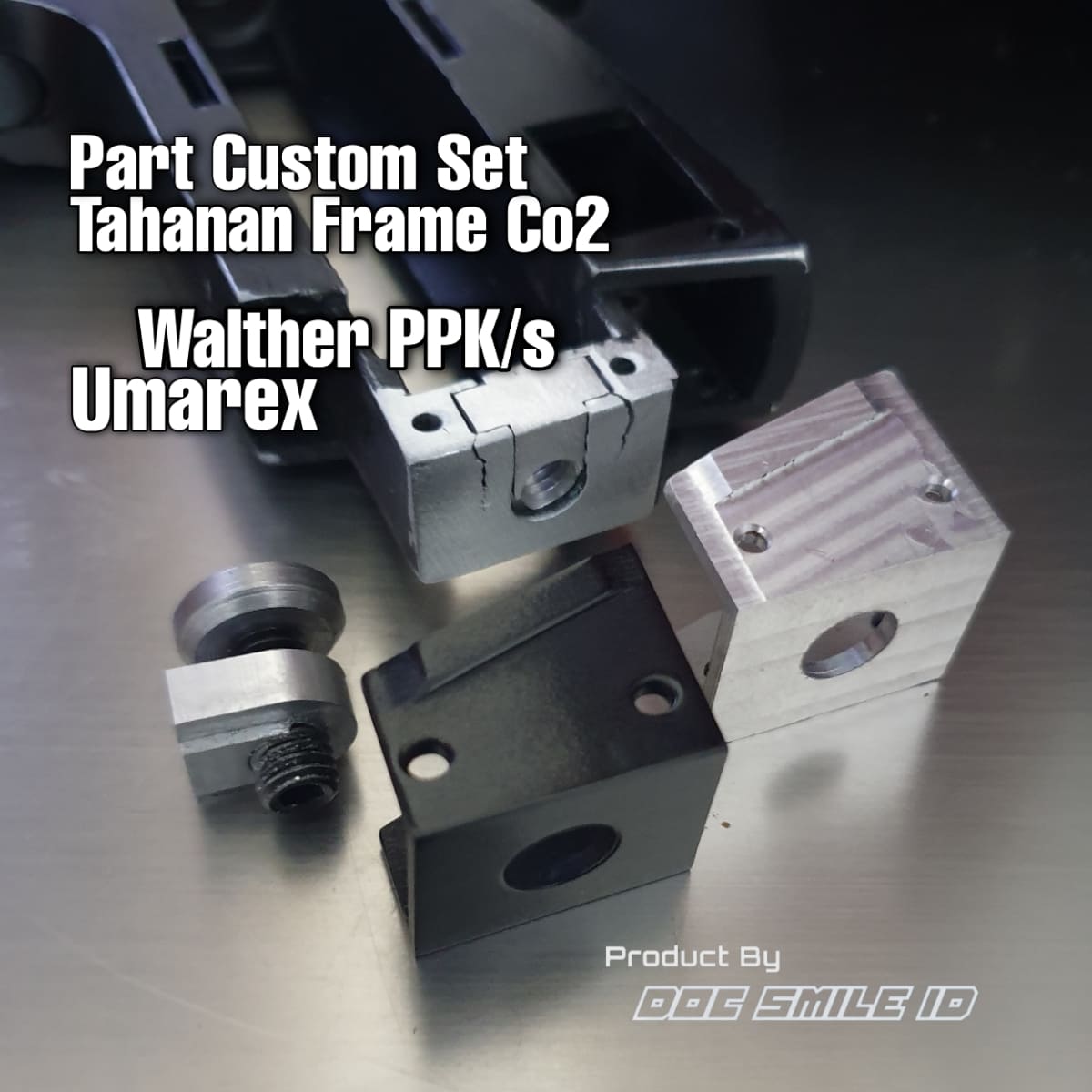 Gambar PART CUSTOM TAHANAN FRAME CO2 WALTHER PPK/S UMARE