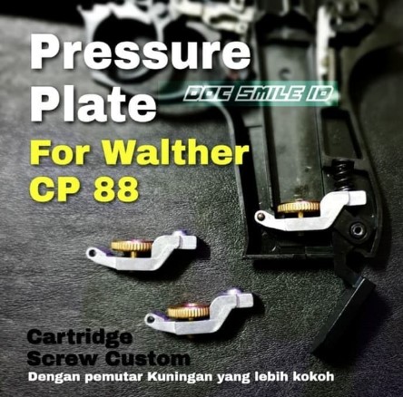 Gambar PART UMAREX WALTHER CP 88 PRESSURE PLATE CARTRIDGE SCREW CUSTOM